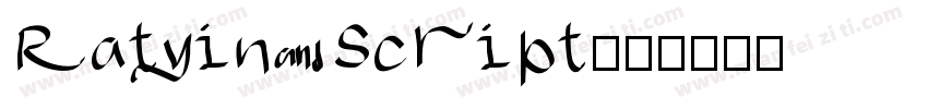 Ratyin Script字体转换